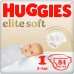 Подгузники Huggies Elite Soft размер 1 (3-5 кг), 84 шт.