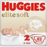 Подгузники Huggies Elite Soft 2 (4-6 кг), 82 шт.