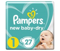 Подгузники Pampers New Baby-Dry 1 (2-5 кг), 27 шт.