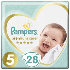 Подгузники Pampers Premium Care Junior размер 5 (11+ кг), 28 шт.