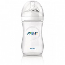 Пластиковая бутылочка для кормления Avent Natural, 260 мл