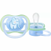 Силиконова пстышка Avent Ultra Air Слонёнок для мальчика, 0-6 мес. в футляре для стерилизации