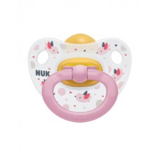 Латексная ортодонтическая пустышка NUK Happy kids, размер 2